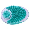  Shampoo Dispensing Massage and Bathing Brush inside of dog brush
