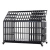 52" Heavy Duty Dog Crate Large Dog cage Strong Metal Dog Kennels and Crates for Large Dogs with 4 Lockable Wheels - 5 of 8