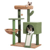 Cactus Cat Tree Cat Tower with Sisal Covered Scratching Post and Cozy Condo Cat Climbing Stand with Plush Perch &Soft Hammock for Indoor Cats - 1 of 10