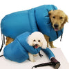 Dog Drying Coat; Pet Drying Bag Use With Dog Blower Grooming Dryer; Portable Fast Easy Blower - 5 of 7