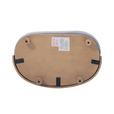 Scandinavian style Elevated Dog Bed Pet Sofa With Solid Wood legs and Bent Wood Back, Velvet Cushion, Walnut - White - 19 of 20