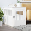 furniture dog crate white