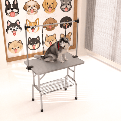 36" Folding Dog Pet Grooming Table(SILVER-GRAY COLOR) - 1 of 8