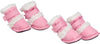 Shearling "Duggz" Pet Shoes - Pink - XS to L - 1 of 2