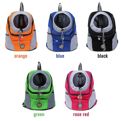 Pet Dog Carrier Bag Carrier For Dogs Backpack Out Double Shoulder Portable Travel Backpack Outdoor Dog Carrier Bag Travel Set - 2 of 7