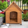 Outdoor Dog House, Waterproof Puppy Shelter Indoor Doghouse with Elevated Floor Outside view