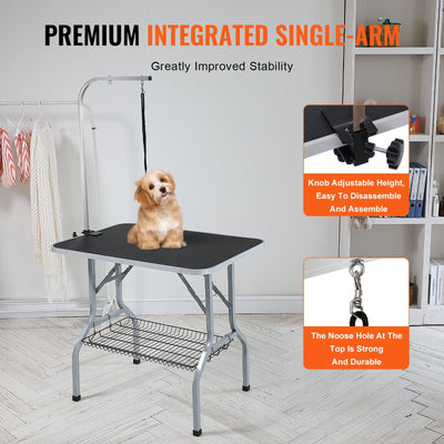 VEVOR Pet Grooming Table Arm with Clamp, 36''x24'' Dog Grooming Station,Bearing 330lbs - 4 of 7