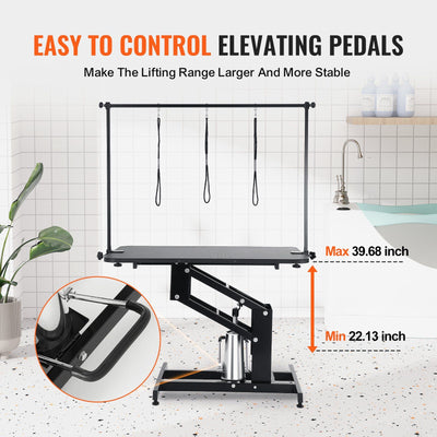 VEVOR 43" Hydraulic Pet Grooming Table, Max Bearing 400LBS - 5 of 6