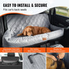 VEVOR Dog Booster Car Seat Pet Car Seat for Medium Large Dog up to 100 lbs. Gray - 4 of 8