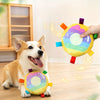 Cartoon Plush Flying Disc Toy Dog For Outdoor Play, Bite-resistant Pet Dog Toy Supplies Dog Training Flying Discs Outdoor Playing Disk Flyer