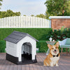 26 inch Plastic Dog House, Indoor Outdoor Doghouse 13 of 13