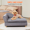 VEVOR Pet Sofa, Dog Couch for Medium-Sized Dogs and Cats, Soft Velvety Dog Sofa Bed, 81 lbs. Loading Cat Sofa, Grey - 5 of 7