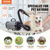 VEVOR Dog Dryer, 2800W/4.3HP Dog Blow Dryer, Pet Grooming Dryer with Adjustable Speed and Temperature Control, Pet Hair Dryer with 4 Nozzles and Extendable Hose, Grey and Black - 2 of 6