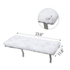 Cat Window Perch;  Wall-mounted Cat Seat with Soft Cushion and Supporting Feet;  White - 3 of 17