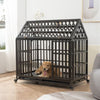 Heavy Duty Dog Cage pet Crate with Roof & window on roof - 1 of 9