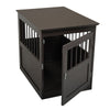 furniture dog crate open door