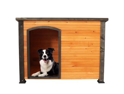 45"Doghouse Outdoor and indoor wooden kennel main view