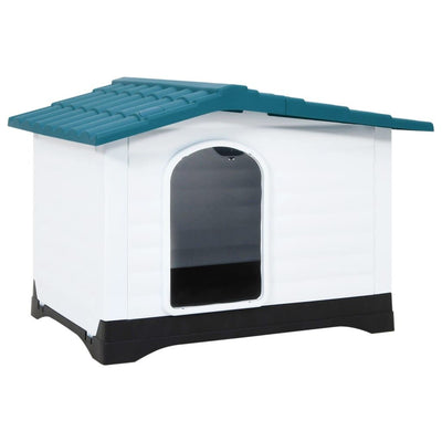 Dog House Blue 35.6"x26.8"x26" Polypropylene main view