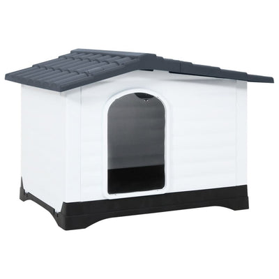 Dog House Gray 35.6"x26.8"x26" Polypropylene Main view