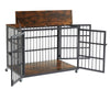 furniture dog crate open doors