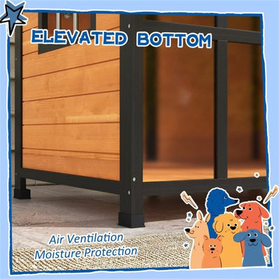 Pet/Doghouse- NaturalElevated Bottom