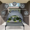 Portable Elevated Outdoor Pet Bed with Removable Canopy Shade - 6 of 15