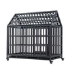 Heavy Duty Dog Cage pet Crate with Roof & window on roof - 7 of 9