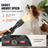 VEVOR Dog Dryer, 2800W/4.3HP Dog Blow Dryer, Pet Grooming Dryer with Adjustable Speed and Temperature Control, Pet Hair Dryer with 4 Nozzles and Extendable Hose, Grey and Black - 4 of 6