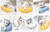 Cat Pillow, Small Pillow for Cat, Cat Blankets for Indoor, Pet Toy, Small Banana Donut Bed for Pets, Little Pillow for Cats No Heating Pad, Real Littles Fluffy Kittens Accessories for Pet Calming - 39 of 39