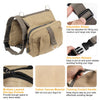 Pet Dog Backpack Hound Hiking Camping Saddle Bag Cotton Canvas For Medium Large Dog - 11 of 11