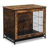 Dog Crate Furniture with Cushion, side view