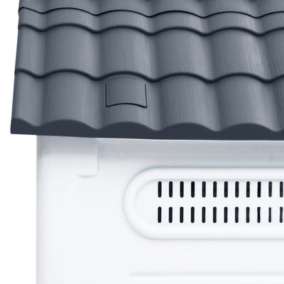 Dog House Gray 22.4"x26.8"x26"ventilation