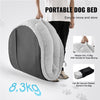 VEVOR Human Dog Bed 68x35x10in Large Human Size Dog Bed Washable Faux Rabbit Fur Grey - 4 of 7