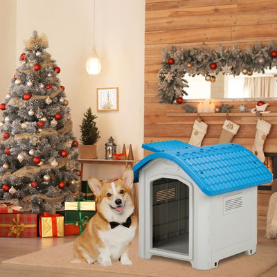 28 inch Raised Plastic Dog House good gift