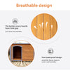 Dog House Outdoor & Indoor Wooden Dog Kennel for Winter  ventilation