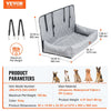 VEVOR Dog Booster Car Seat Pet Car Seat for Medium Large Dog up to 100 lbs. Gray - 7 of 8