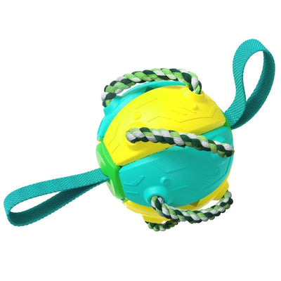 Dog Soccer Ball Interactive Pet Toys Foldable Ball Molar Toy Outdoor Training Ball for Puppy Dog Chew Dog Accessories - 7 of 9