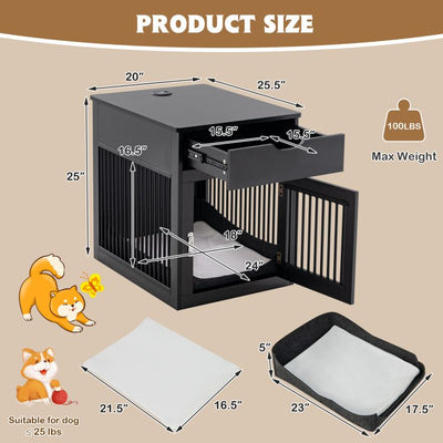 FFurniture dog house with dimensions