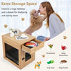 Furniture Style Dog Kennel with Drawer and Removable Dog Bed - 7 of 10