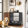 furniture dog crate in home view