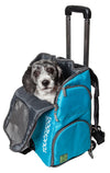 Touchdog Wuffle Duffle Wheeled Backpack Pet Carrier - Blue - 3 of 8