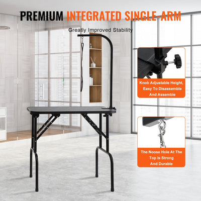 VEVOR Pet Grooming Table Arm with Clamp, 32''x18'' Dog Grooming Station, Bearing 220lbs. - 4 of 7