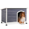 Medium Wooden Outdoor Dog House, main view