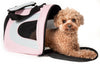 Airline Approved Folding Zippered Sporty Mesh Pet Carrier - Pink and White - 1 of 9