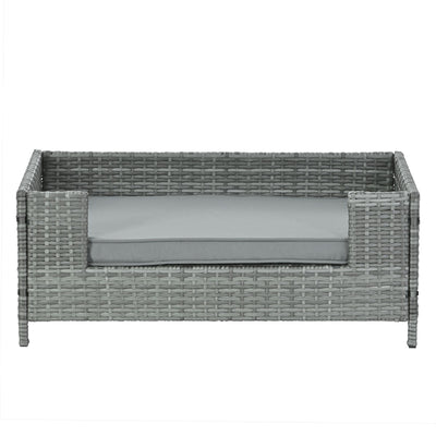 Dog Bed, Pet Bed, Pet Enclosures, Pet Outdoor Furniture, Pet Patio Furniture, Seasonal PE Wicker Pet Furniture, Dog Bed With Cushion - 9 of 15