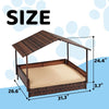 Wicker Dog House, Elevated Rattan Dog Bed Dimensions