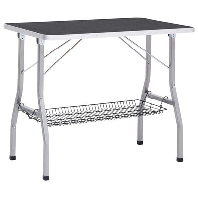Adjustable Dog Grooming Table with 2 Loops and Basket - 5 of 11