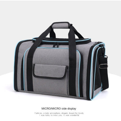 Expandable Pet Carrier Airline Approved Cat Dog Carrier Cat Collapsible Soft Carrier Bag with Removable Fleece Pad Pockets - 1 of 16
