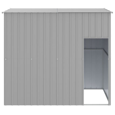 Dog House with Roof Light Gray 84.3"x60.2"x71.3 door opening