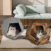 25.98'' Shaped Modern Pet Furniture Cat Kennel Side Table MDF Multi-Purpose Furniture - 32 of 32